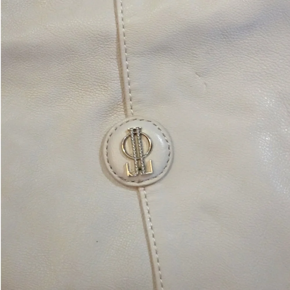 J Lo Winter White Large Hobo Style bag